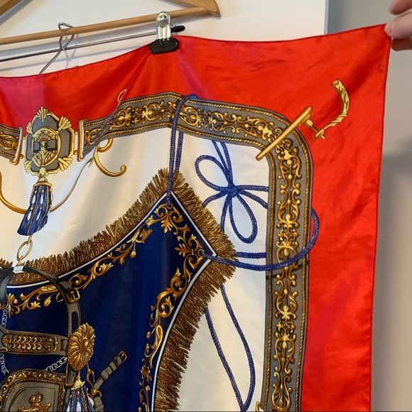 Designer Inspired Square Scarf - Picture 4 of 15